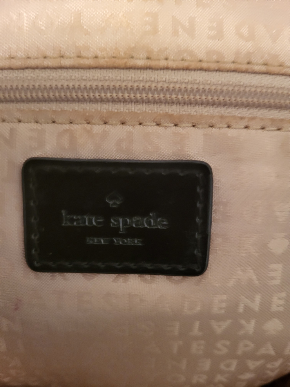 Kate Spade Black Patent Tote Bag. NWOT. 16"W X 10"L X 6" D with Unbrand Dusty - Picture 15 of 15